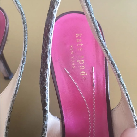 Kate Spade Snakeskin Heels - Picture 7 of 7
